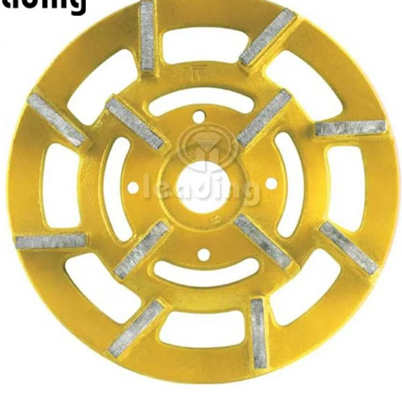 Plaques de meulage bras radial — Liant métallique
