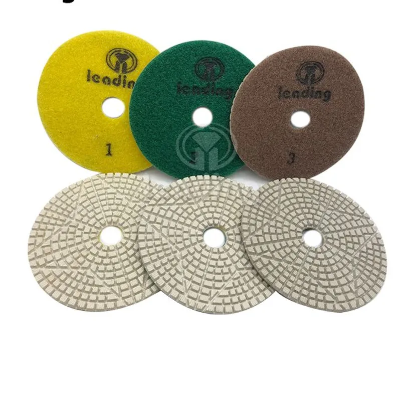 Disques 3 étapes blancs — Pour quartz