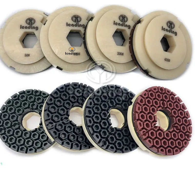 Pads diamantés Accroche escargot — Nid d'abeille