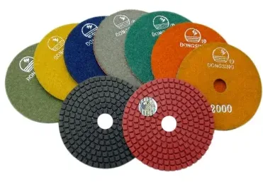 Disques velcro diamantés — Polissage à l'eau