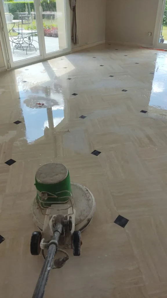 Intervention Atouts Marbres sur chantier