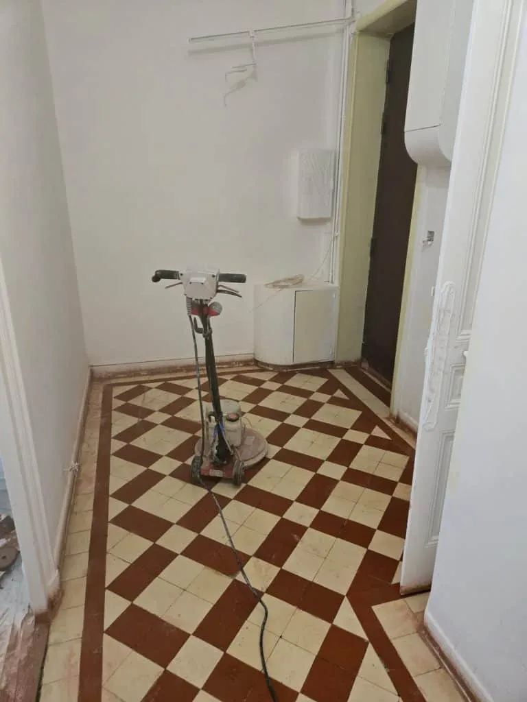 Chantier Ciment Peint en cours - Février 2026
