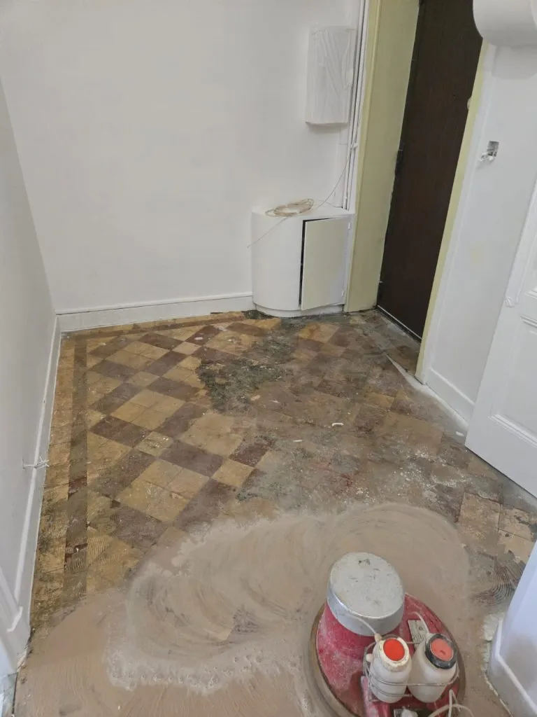Rénovation en cours, résultat partiel