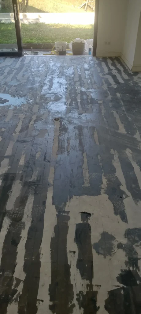 Rénovation marbre — chantier professionnel